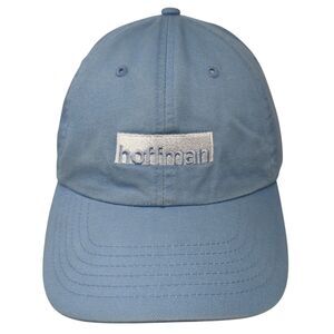 Hoffman Slideback Hat Blue One Size Adjustable Embroidered 6 Panel